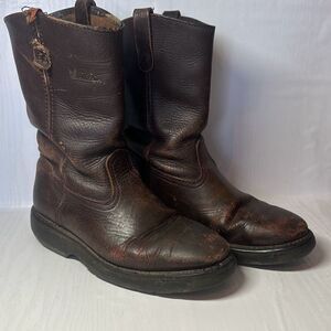 Work American Brown Responder Boots size 9 Oil Resistant Well WORN